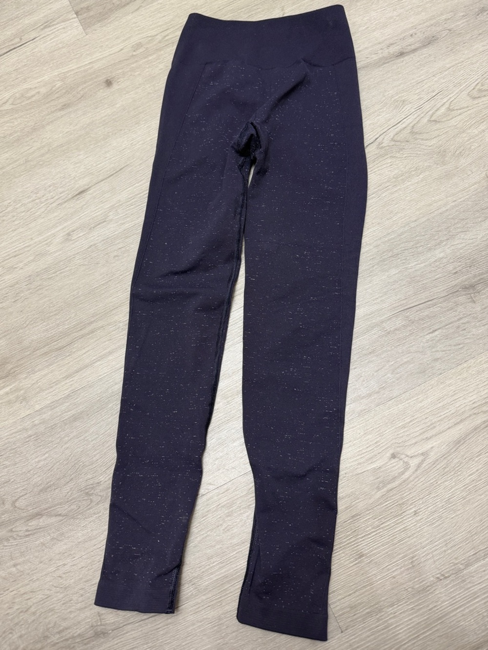 lululemon athletica Navy Sparkle Seamless Leggings